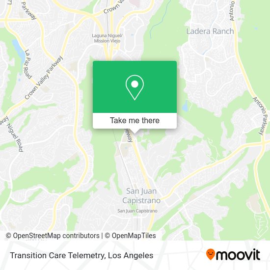 Transition Care Telemetry map