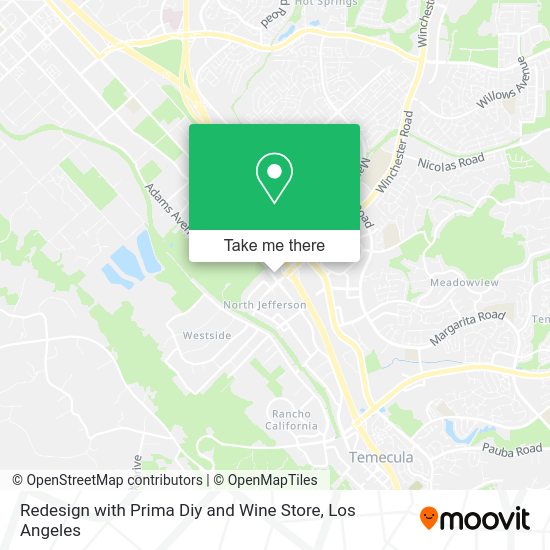 Redesign with Prima Diy and Wine Store map
