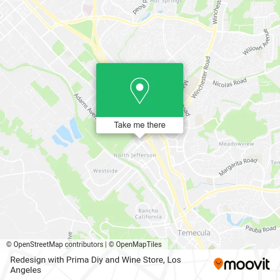 Redesign with Prima Diy and Wine Store map