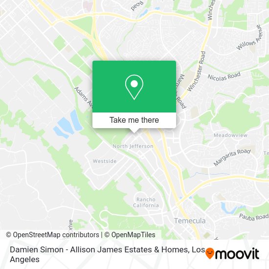 Damien Simon - Allison James Estates & Homes map