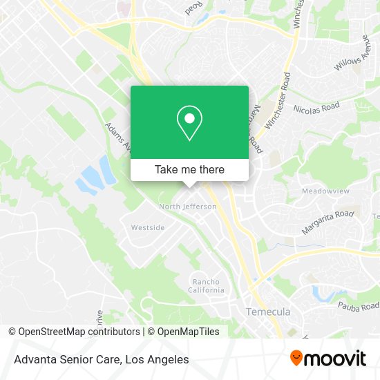 Advanta Senior Care map