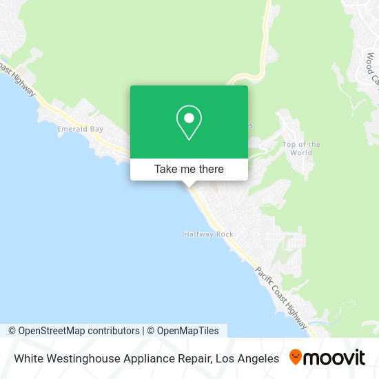 Mapa de White Westinghouse Appliance Repair