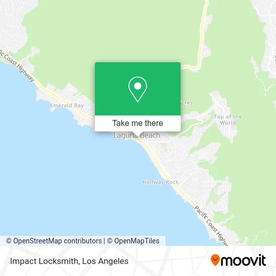 Impact Locksmith map