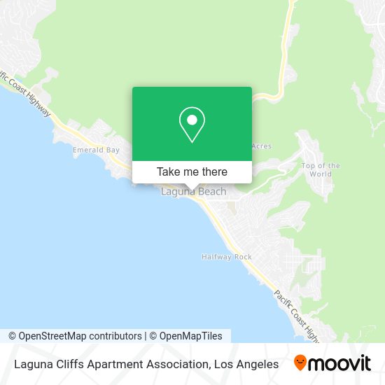 Laguna Cliffs Apartment Association map