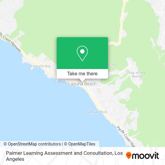 Palmer Learning Assessment and Consultation map