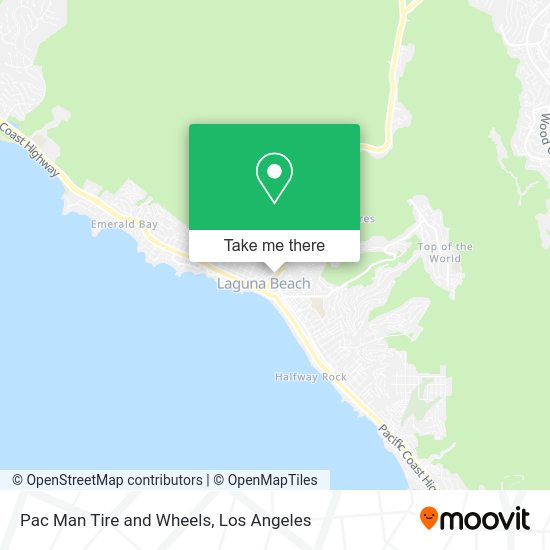 Pac Man Tire and Wheels map