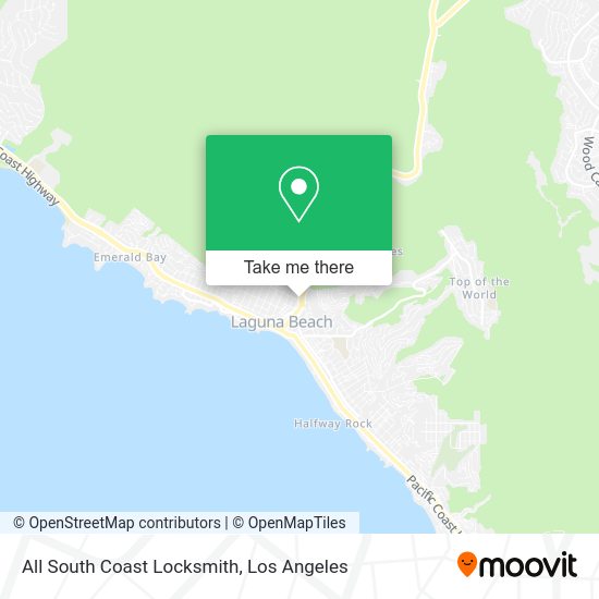 All South Coast Locksmith map