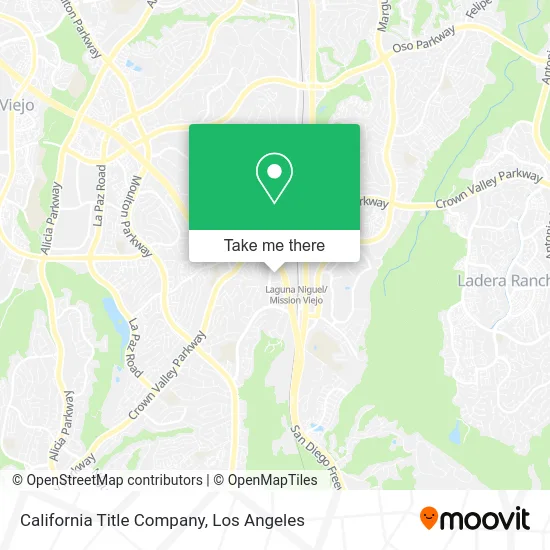 California Title Company map
