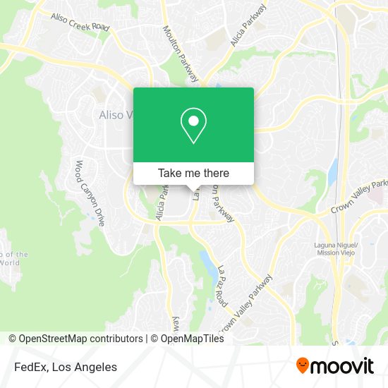 Mapa de FedEx