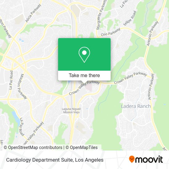 Cardiology Department Suite map