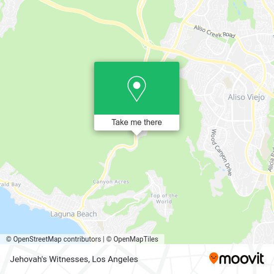 Jehovah's Witnesses map