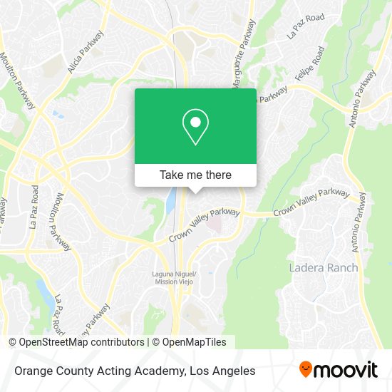 Mapa de Orange County Acting Academy
