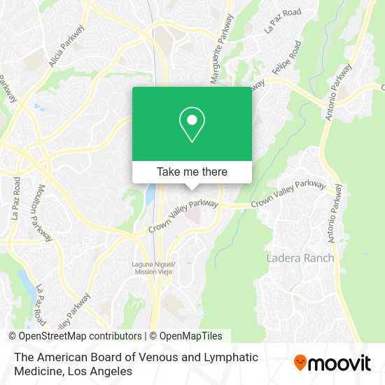 The American Board of Venous and Lymphatic Medicine map