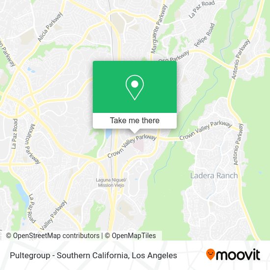 Pultegroup - Southern California map