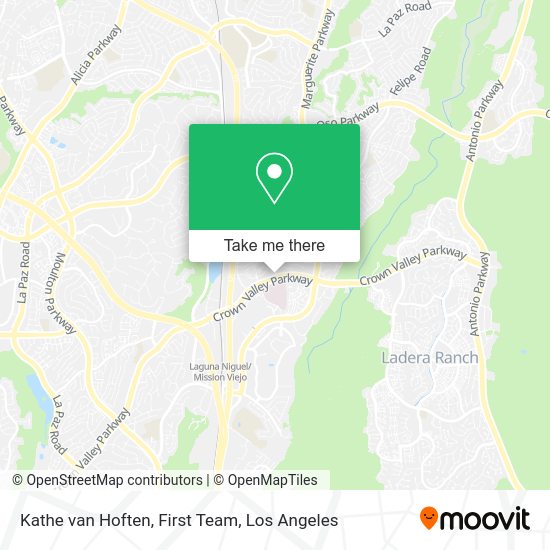 Kathe van Hoften, First Team map