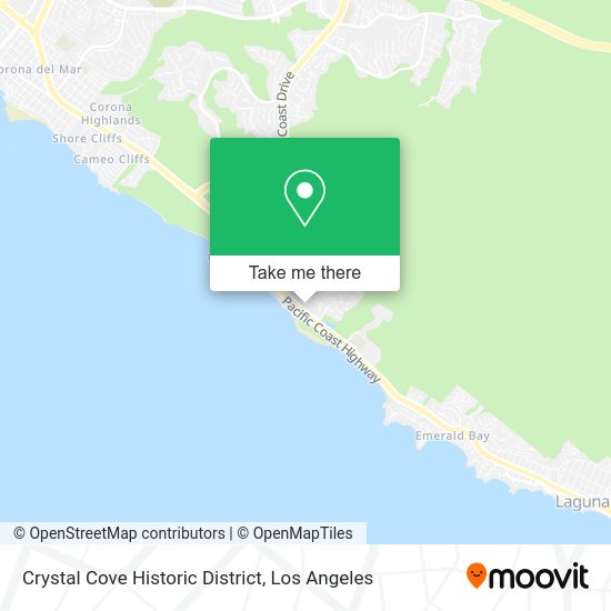 Mapa de Crystal Cove Historic District