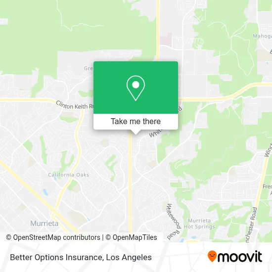 Better Options Insurance map