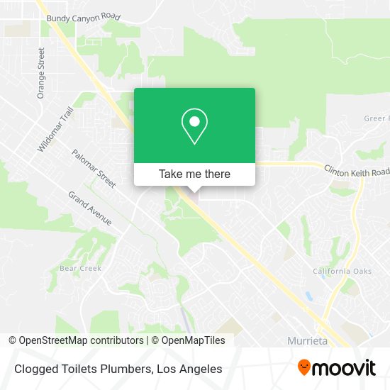 Clogged Toilets Plumbers map