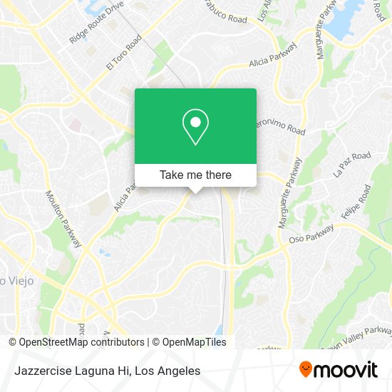 Mapa de Jazzercise Laguna Hi