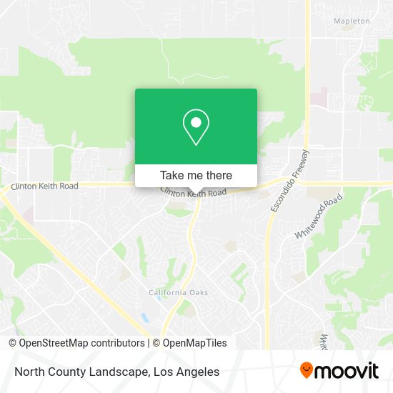 Mapa de North County Landscape