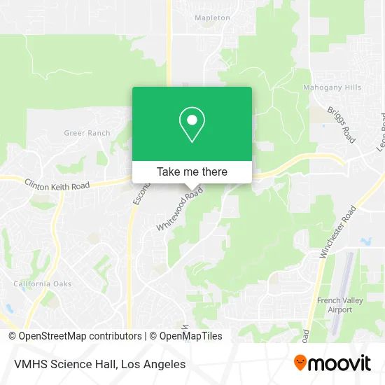 VMHS Science Hall map