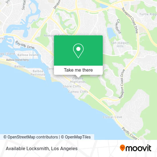 Available Locksmith map