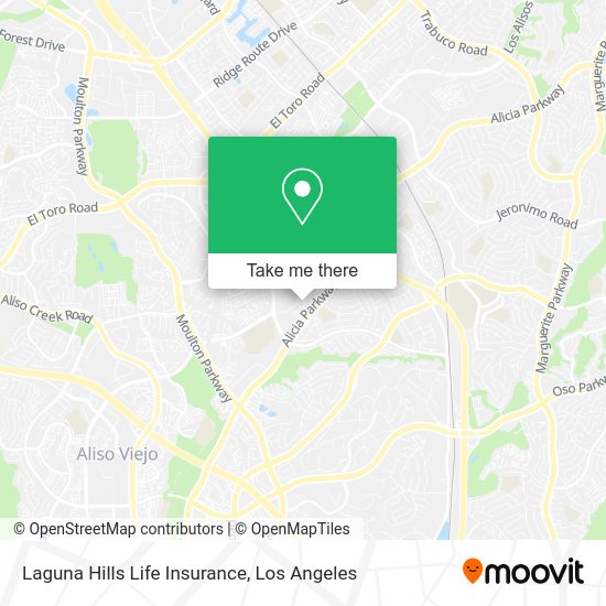 Laguna Hills Life Insurance map