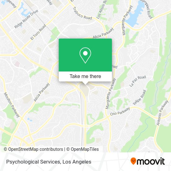 Psychological Services map