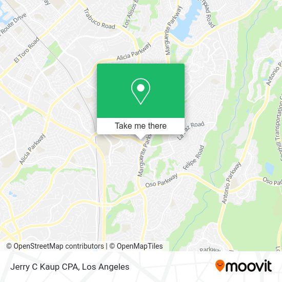 Mapa de Jerry C Kaup CPA