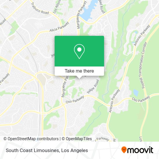 Mapa de South Coast Limousines