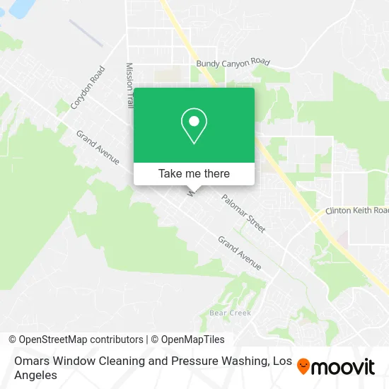 Omars Window Cleaning and Pressure Washing map