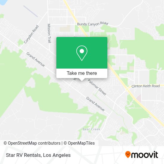 Star RV Rentals map