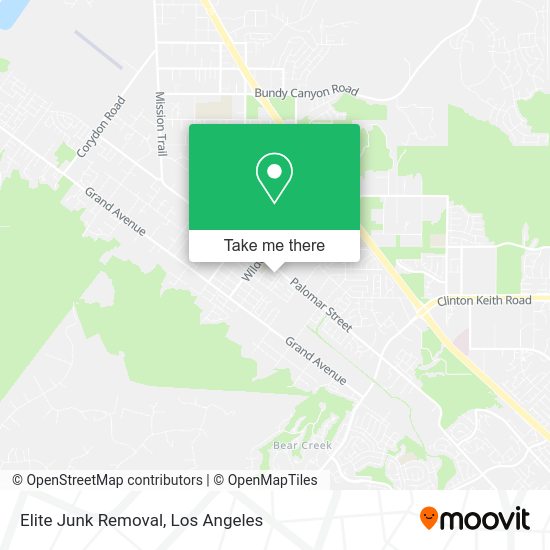 Mapa de Elite Junk Removal