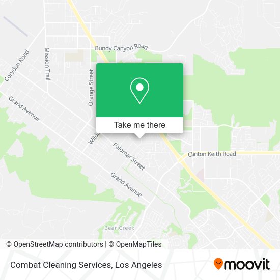 Combat Cleaning Services map