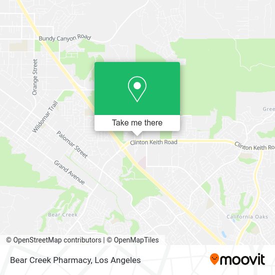 Mapa de Bear Creek Pharmacy