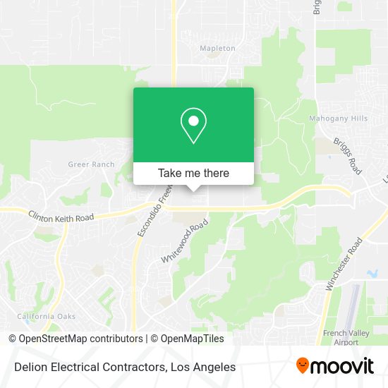 Delion Electrical Contractors map