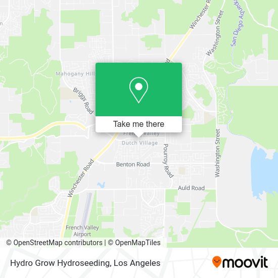 Hydro Grow Hydroseeding map