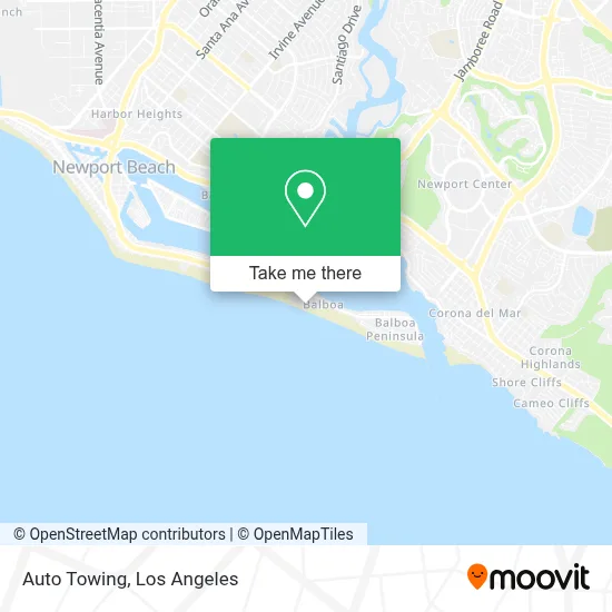 Auto Towing map