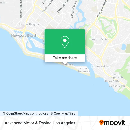 Advanced Motor & Towing map