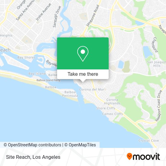Mapa de Site Reach