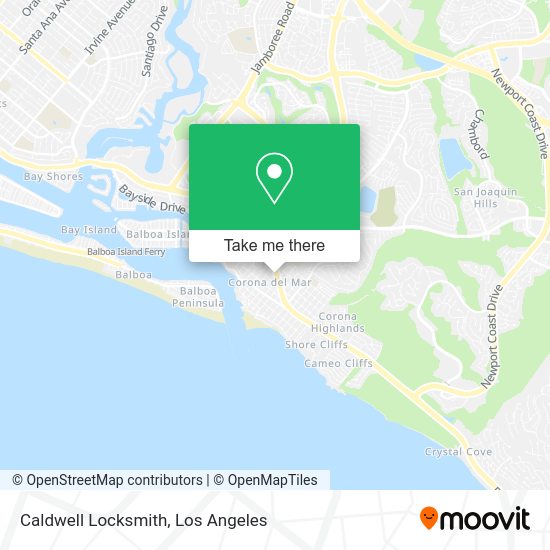 Caldwell Locksmith map