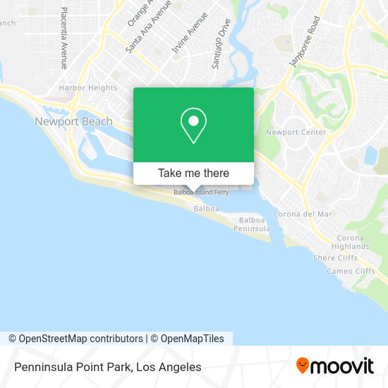 Penninsula Point Park map