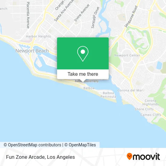 Mapa de Fun Zone Arcade