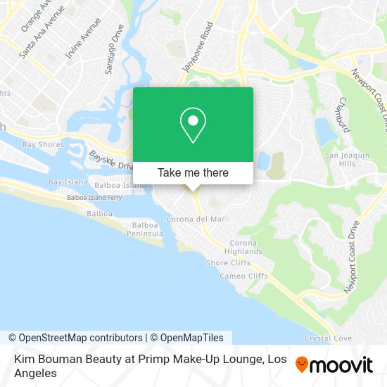 Kim Bouman Beauty at Primp Make-Up Lounge map