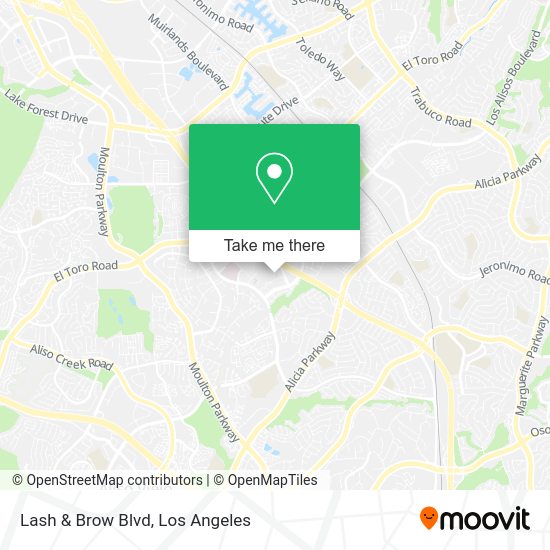 Mapa de Lash & Brow Blvd