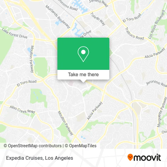 Expedia Cruises map