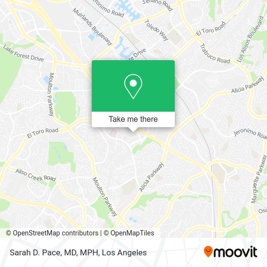 Sarah D. Pace, MD, MPH map