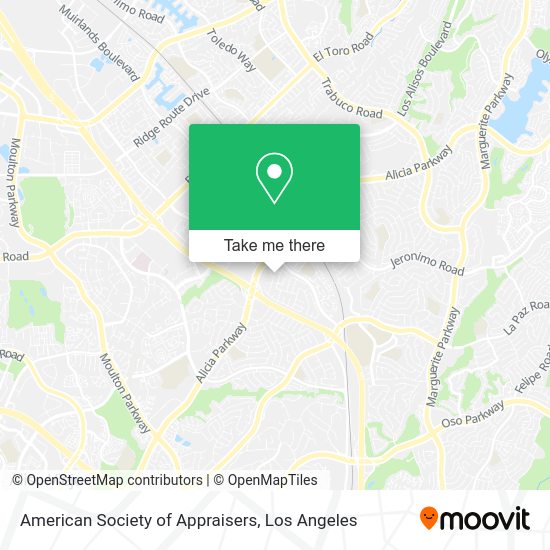 American Society of Appraisers map