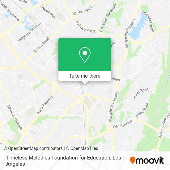 Timeless Melodies Foundation for Education map