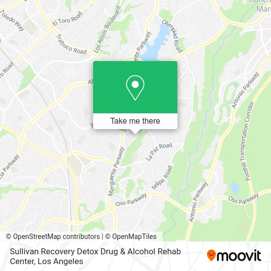 Mapa de Sullivan Recovery Detox Drug & Alcohol Rehab Center